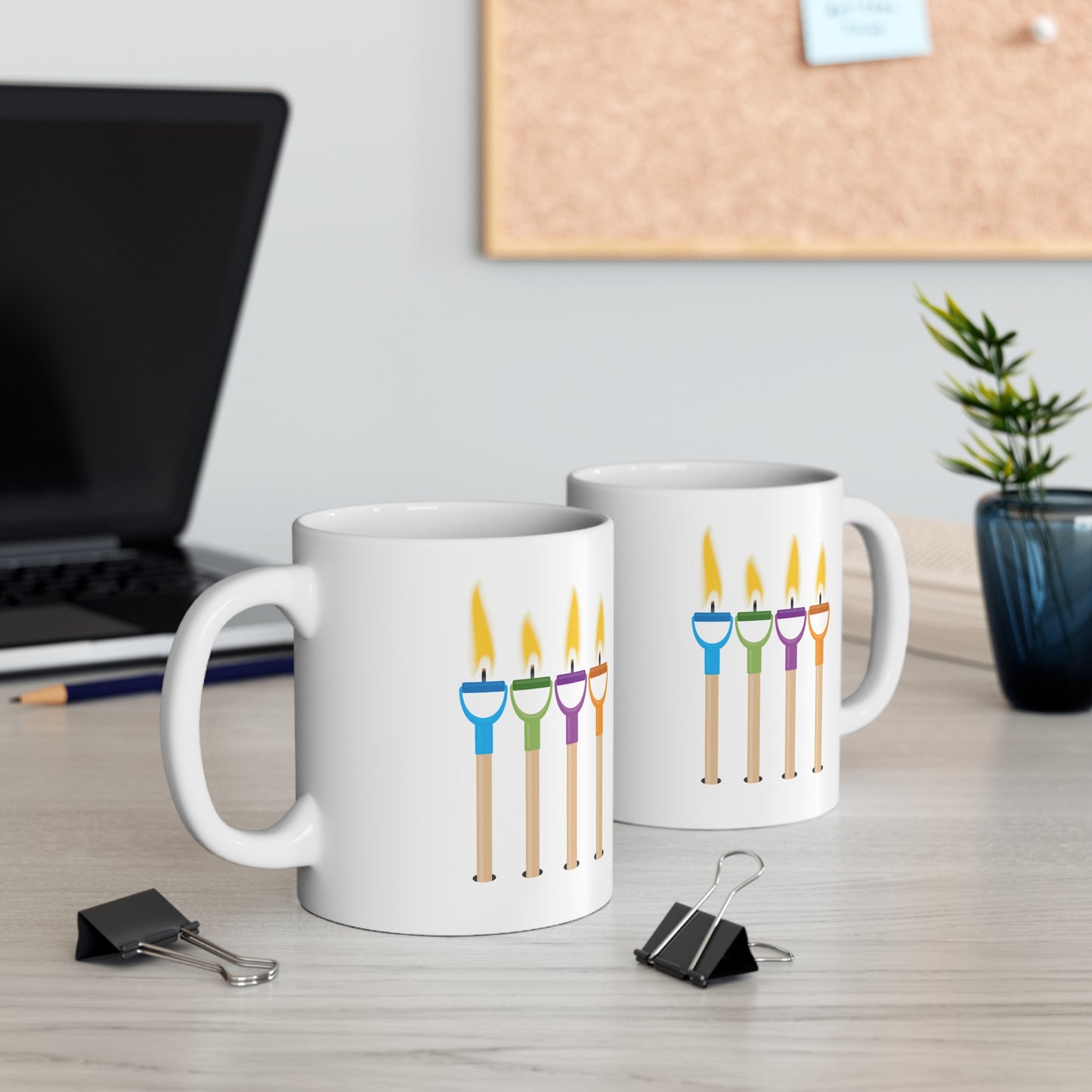 Four Candles / Fork Handles Mug