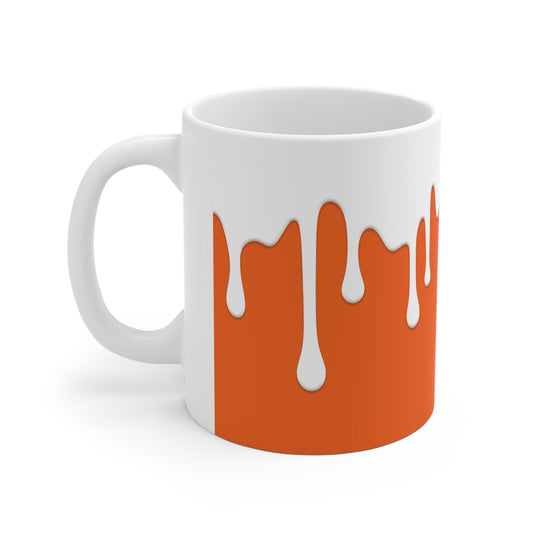 Orange Drips Mug