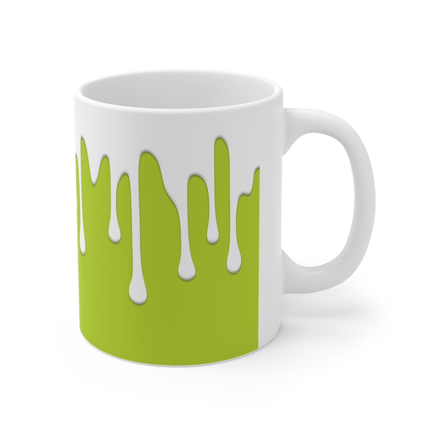 Green Drips Mug