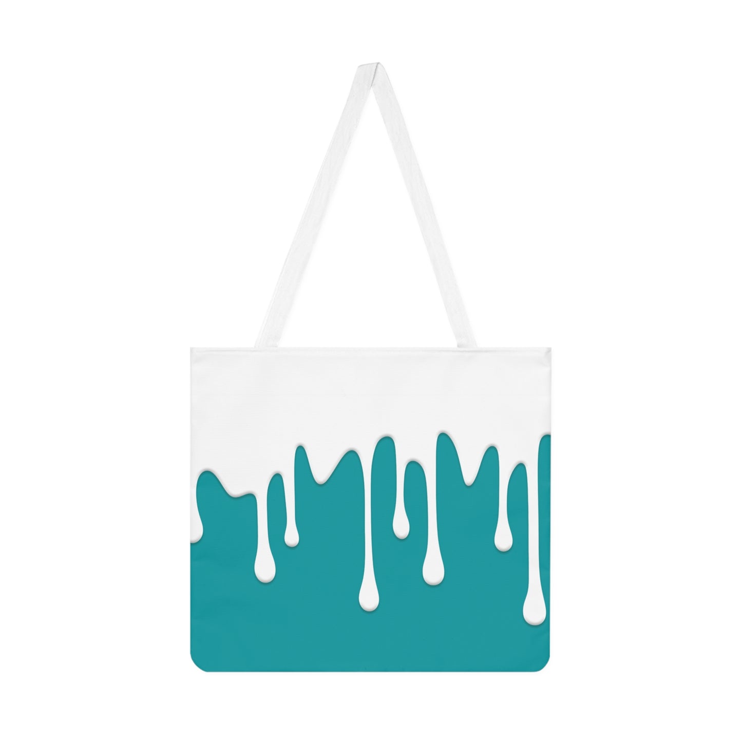 Teal Drips Shoulder Bag