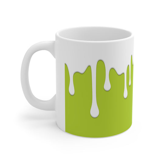 Green Drips Mug