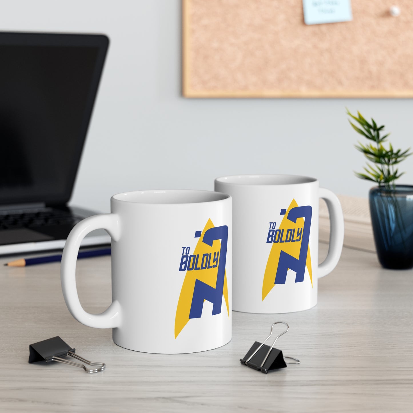 To Boldly Go Mug
