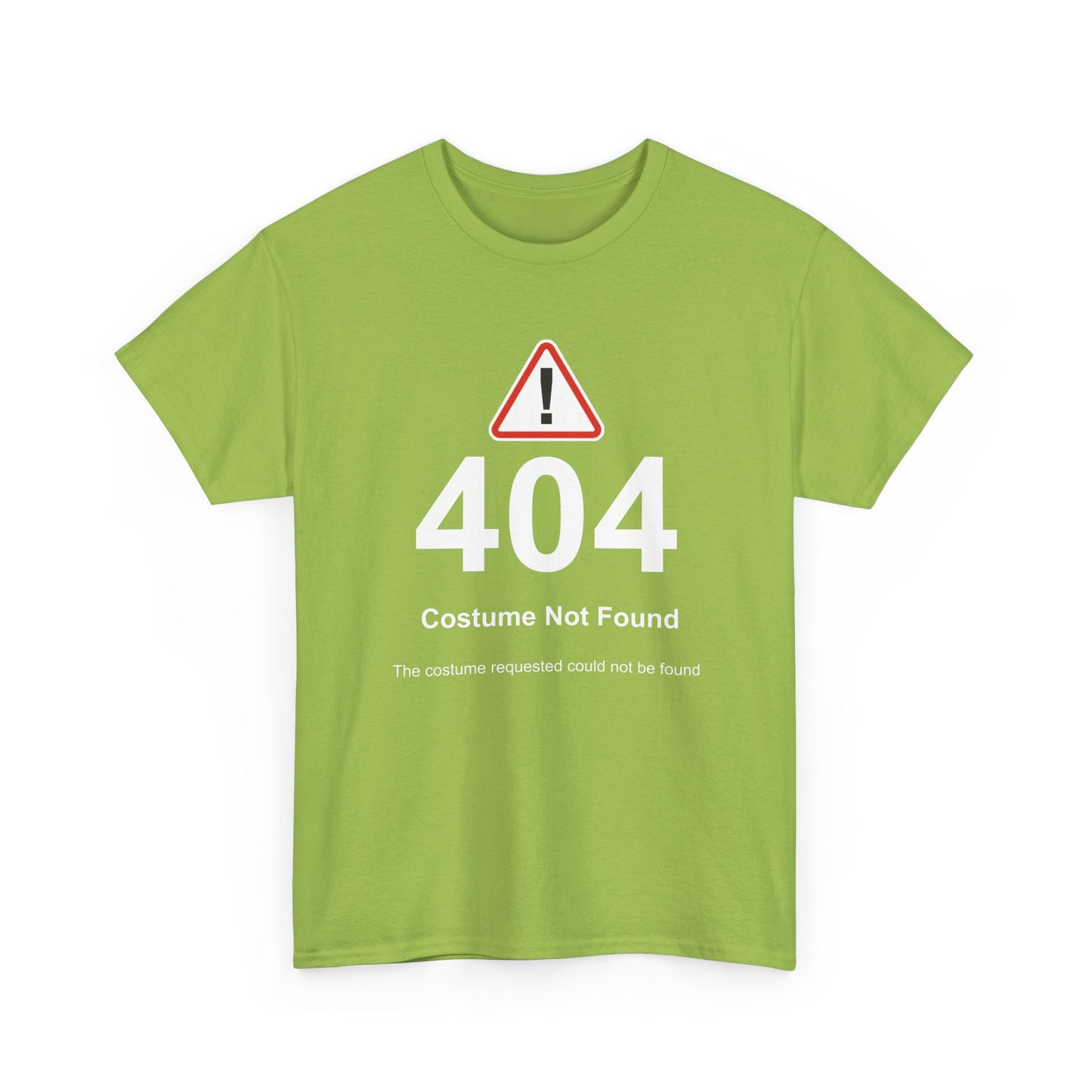 404 Costume Not Found T-shirt