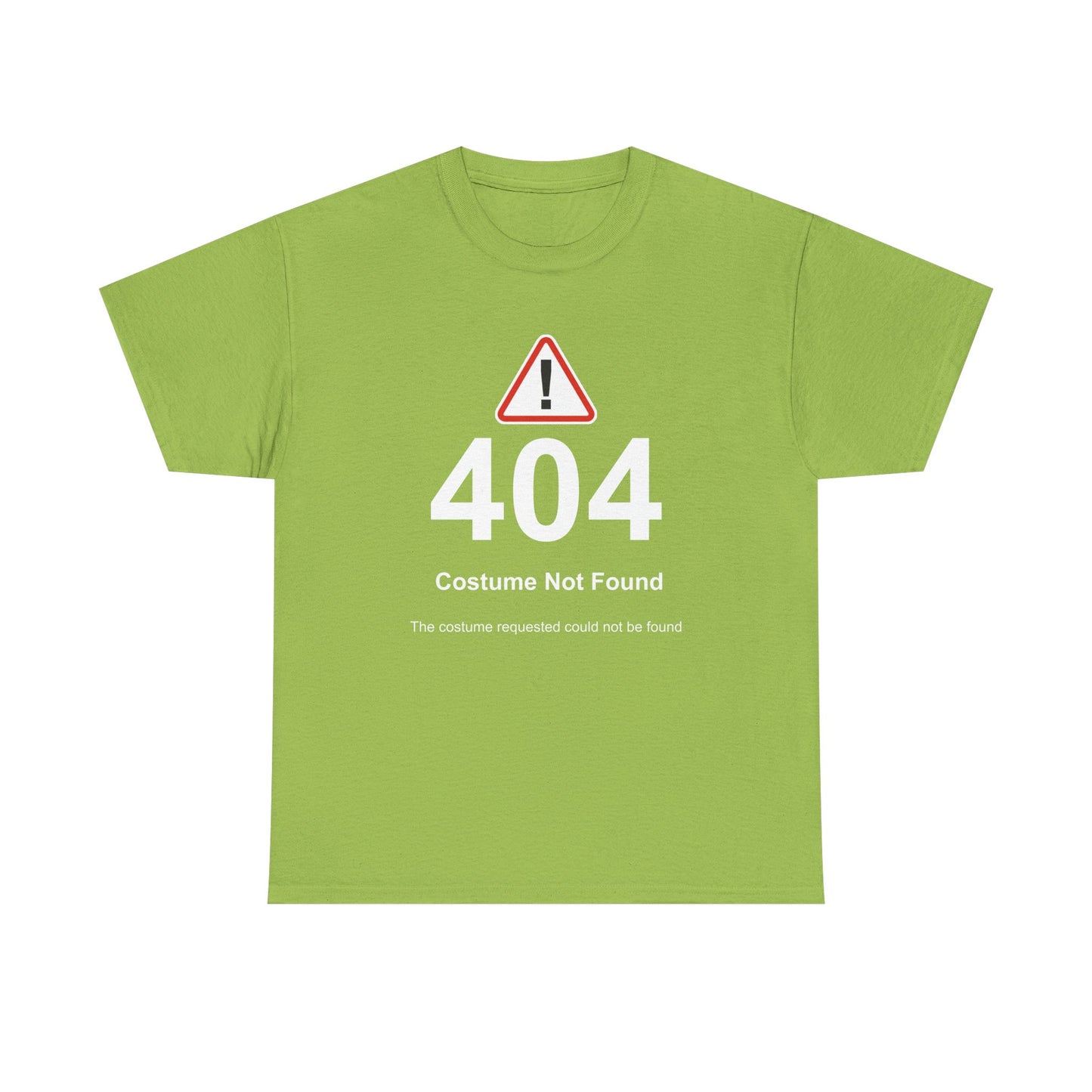 404 Costume Not Found T-shirt