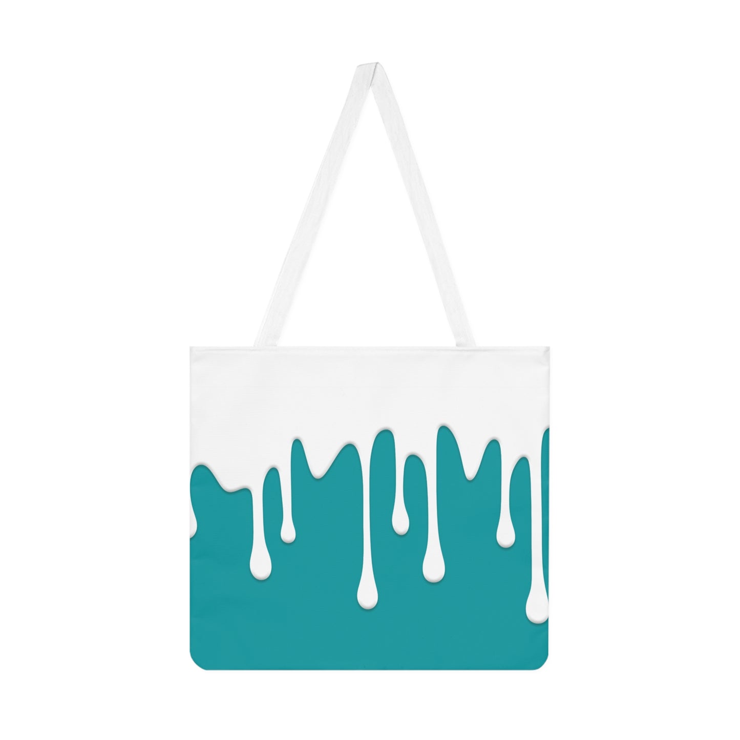 Teal Drips Shoulder Bag