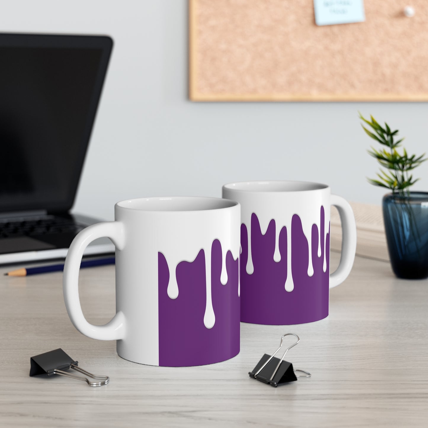 Purple Drips Mug