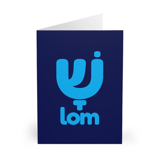 Shalom Greetings card. Set of five