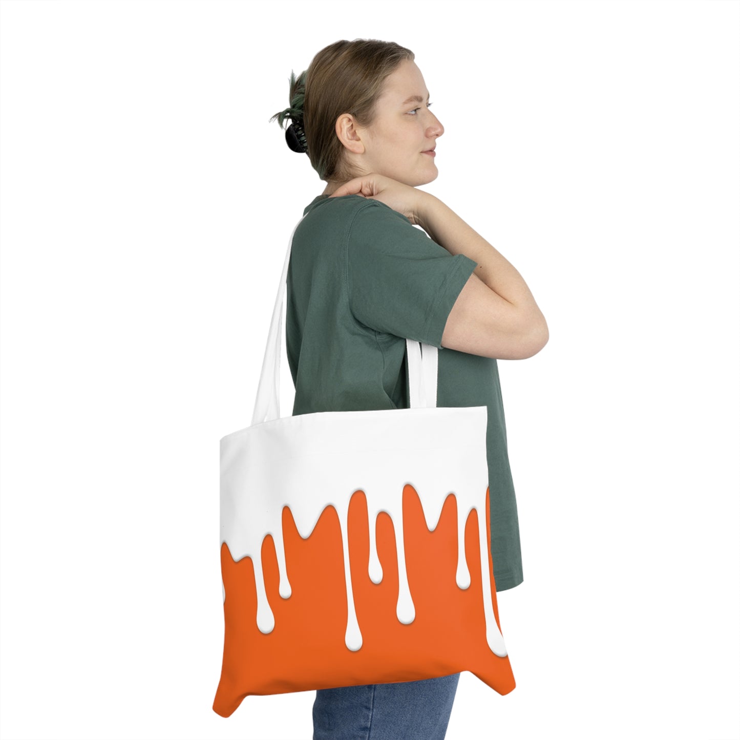 Orange Drips Shoulder Bag